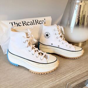 CONVERSE x JW Anderson Run Star Hike High Top Sneakers Size W 5.5 / M 4